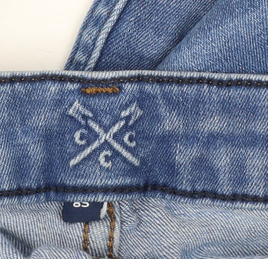 Crew Clothing Company Women’s Blue Skinny Jeans UK 8S Stretch Denim
