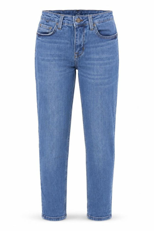Crew Clothing Company Women’s Blue Skinny Jeans UK 8S Stretch Denim