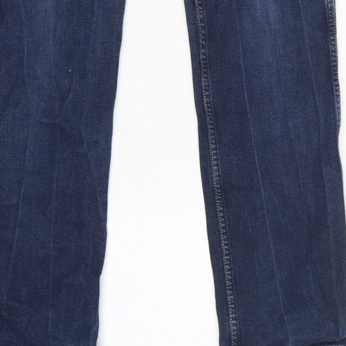 Wrangler Men’s Blue W34 L32 Regular Fit Straight Denim Jeans