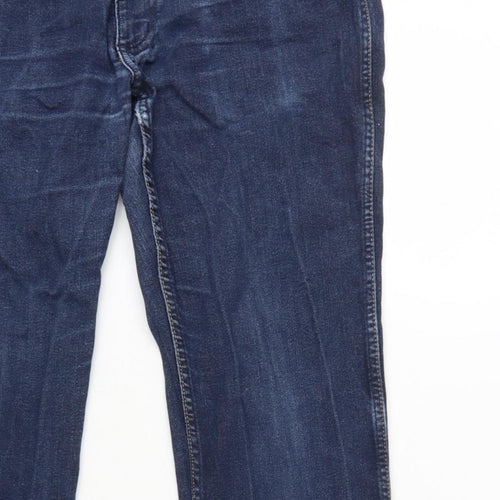 Wrangler Men’s Blue W34 L32 Regular Fit Straight Denim Jeans
