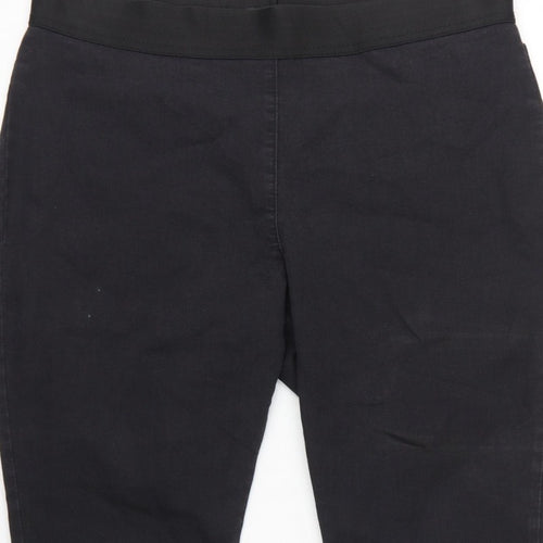 Marks & Spencer Women Black UK 18 Short High Rise Slim Jeggings