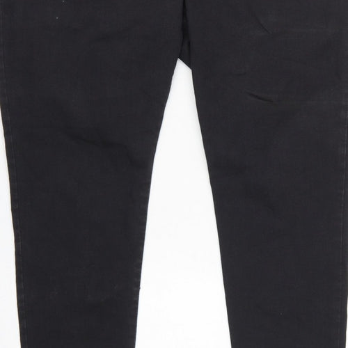 Marks & Spencer Women Black UK 18 Short High Rise Slim Jeggings
