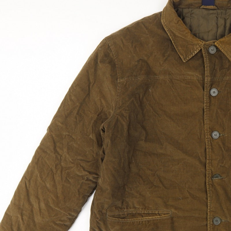 Cotton Traders Men's Brown XL Corduroy Lined Basic Jacket