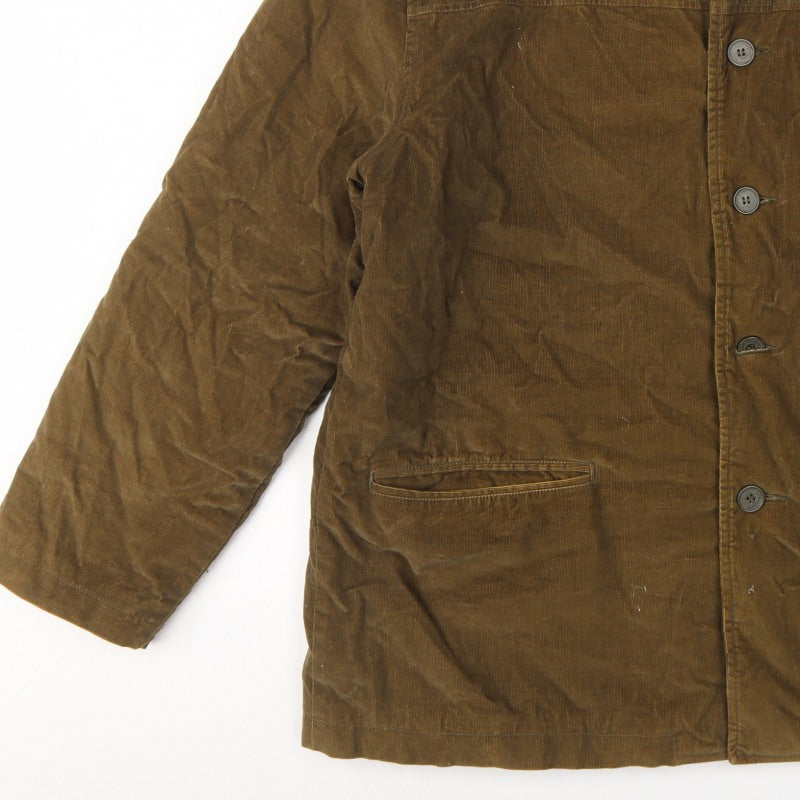 Cotton Traders Men's Brown XL Corduroy Lined Basic Jacket
