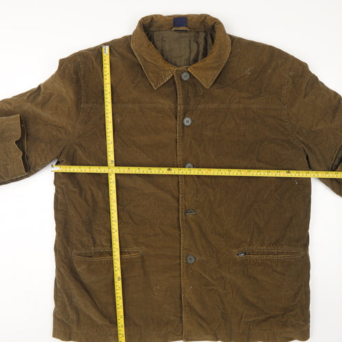 Cotton Traders Men's Brown XL Corduroy Lined Basic Jacket