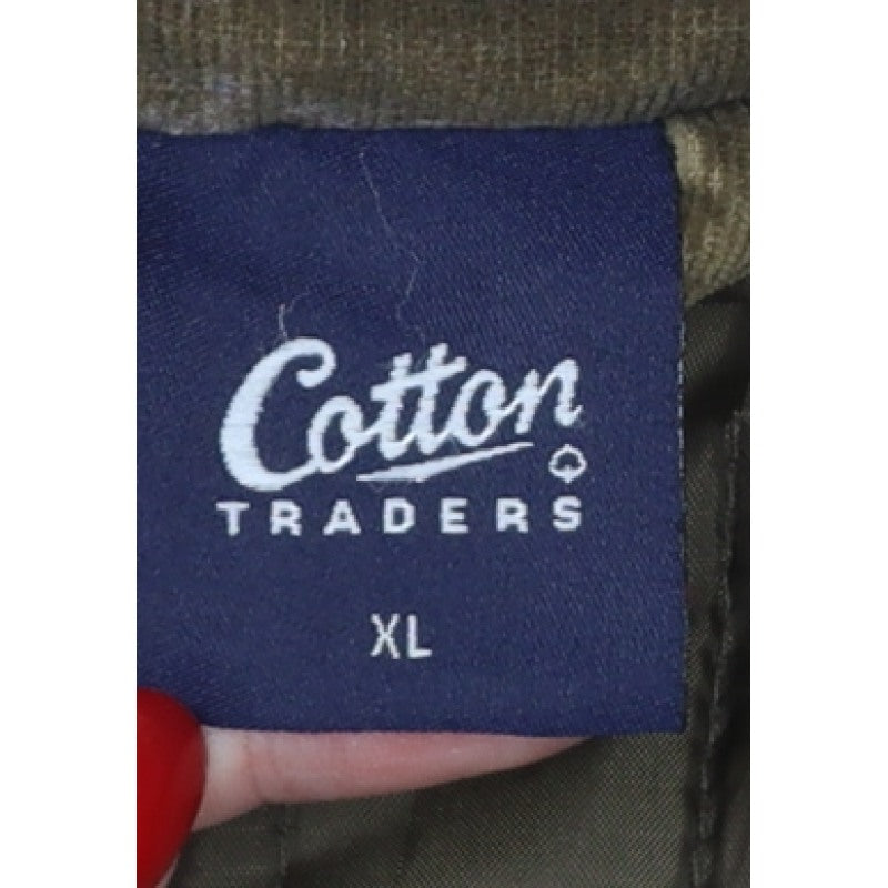 Cotton Traders Men's Brown XL Corduroy Lined Basic Jacket