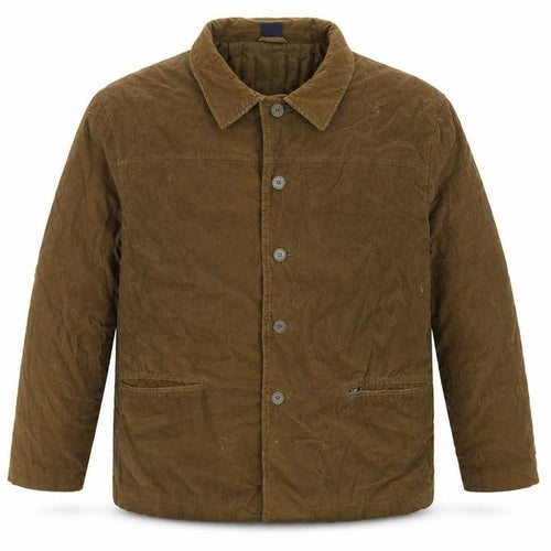 Cotton Traders Men's Brown XL Corduroy Lined Basic Jacket