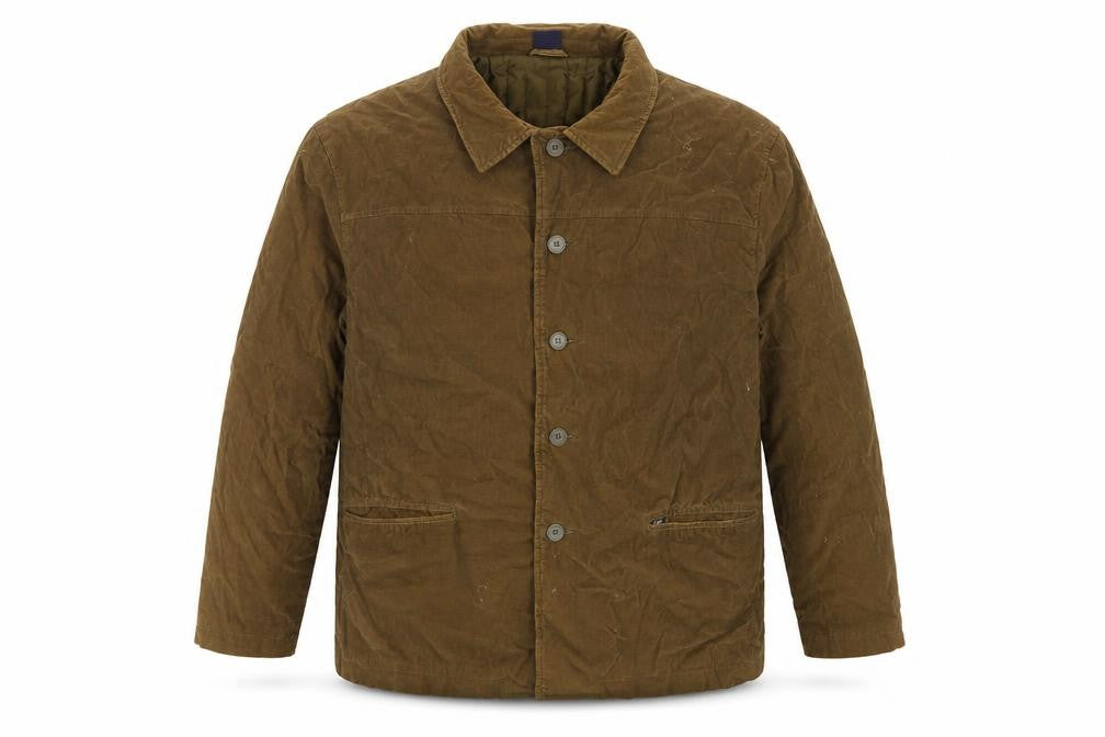 Cotton Traders Men's Brown XL Corduroy Lined Basic Jacket