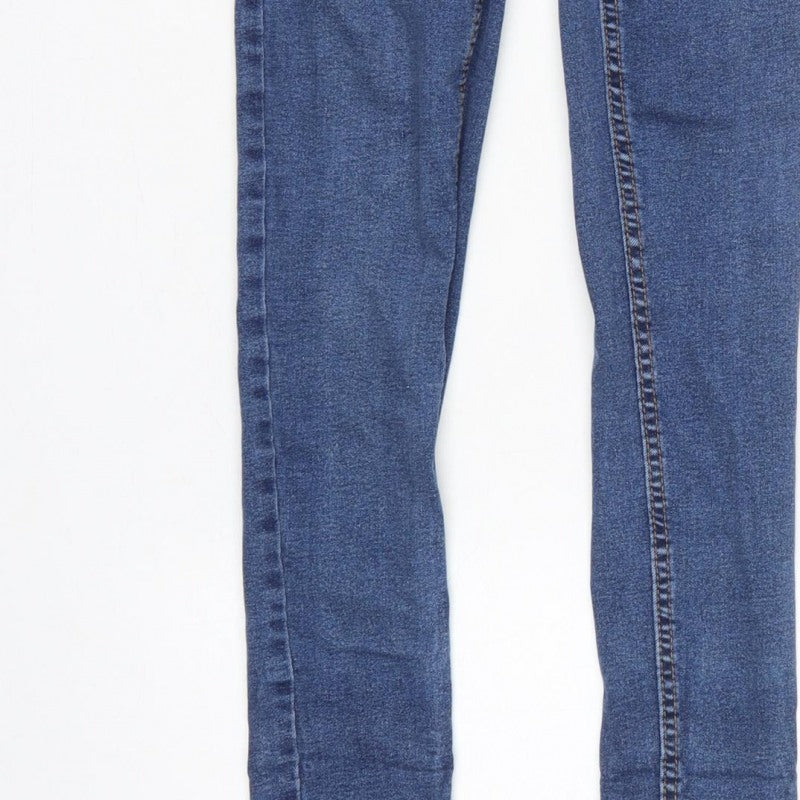 New Look Emilee Women’s Blue UK 12 Skinny Stretch Denim Jeggings