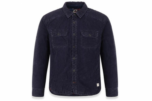 Fat Face Men's Blue M Corduroy Lined Basic Jacket Button-Up