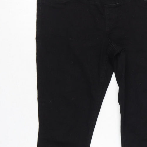 H&M Mama Women Black UK 14 Super Skinny High Rise Maternity Jeans