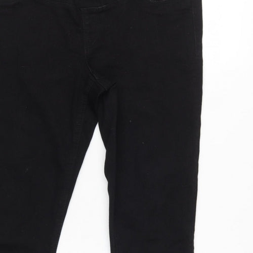 H&M Mama Women Black UK 14 Super Skinny High Rise Maternity Jeans