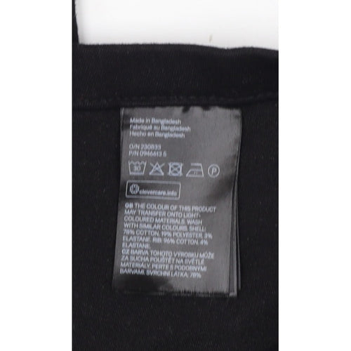 H&M Mama Women Black UK 14 Super Skinny High Rise Maternity Jeans