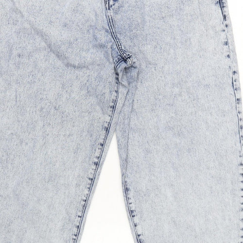 Tu Women Blue UK 16 Balloon High Rise Tapered Denim Jeans