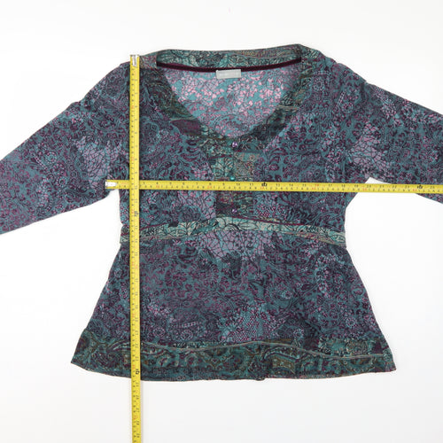 Per Una Women’s Multicoloured Paisley Wrap Blouse Size 20
