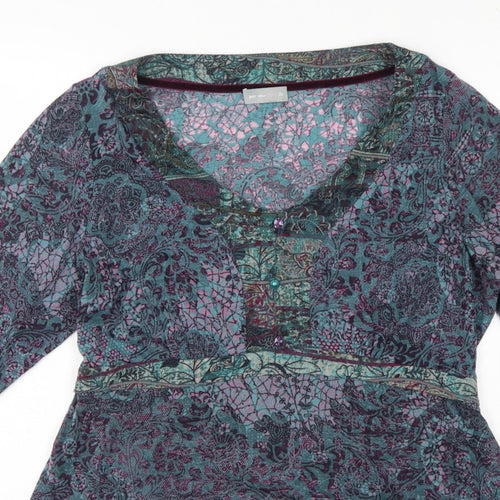 Per Una Women’s Multicoloured Paisley Wrap Blouse Size 20