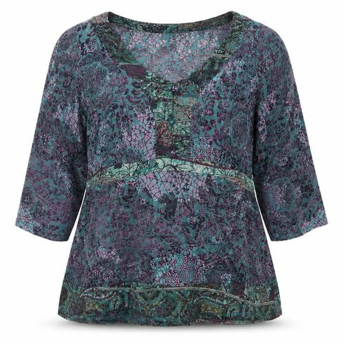 Per Una Women’s Multicoloured Paisley Wrap Blouse Size 20