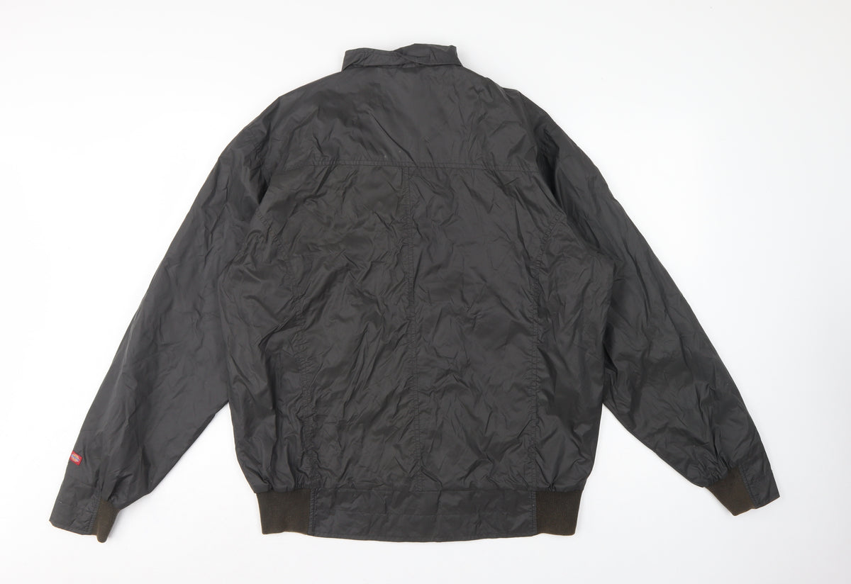 Dickies Men’s Black M Bomber Jacket Full Zip Workwear