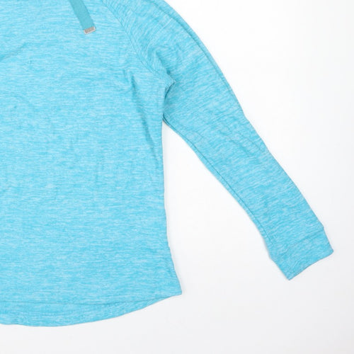 Regatta Womens Blue UK 14 Hooded Pullover Fleece Hoodie