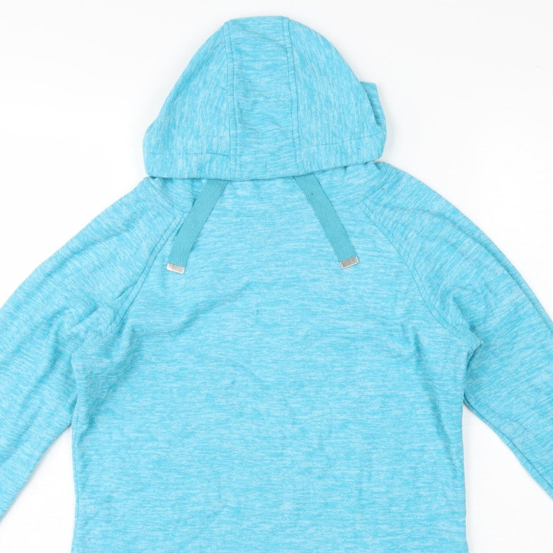 Regatta Womens Blue UK 14 Hooded Pullover Fleece Hoodie