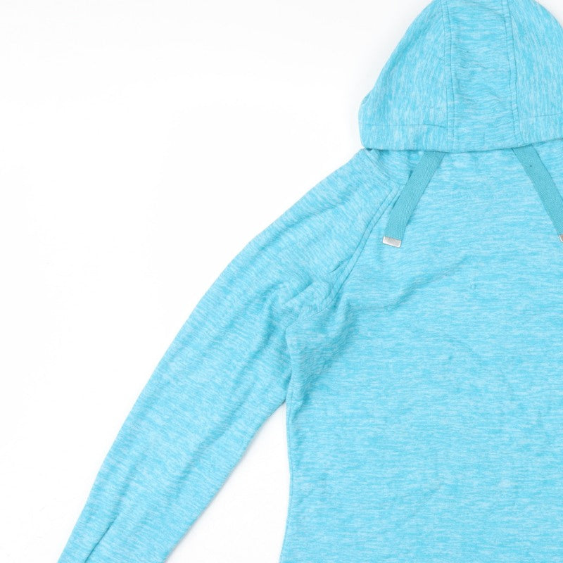 Regatta Womens Blue UK 14 Hooded Pullover Fleece Hoodie