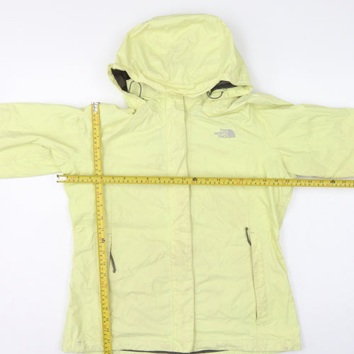 The North Face Women Yellow M HyVent Hooded Ski Jacket