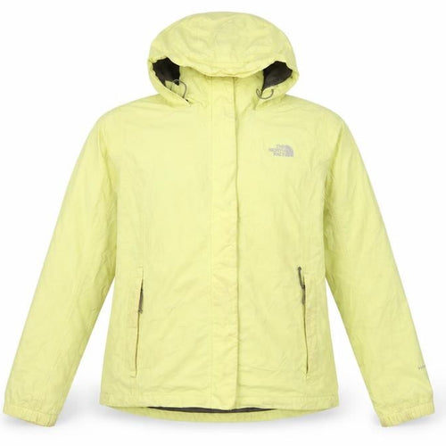 The North Face Women Yellow M HyVent Hooded Ski Jacket