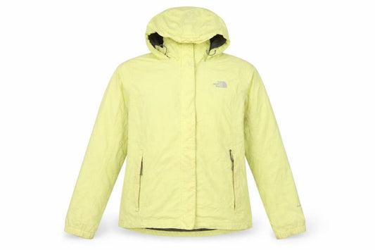 The North Face Women Yellow M HyVent Hooded Ski Jacket