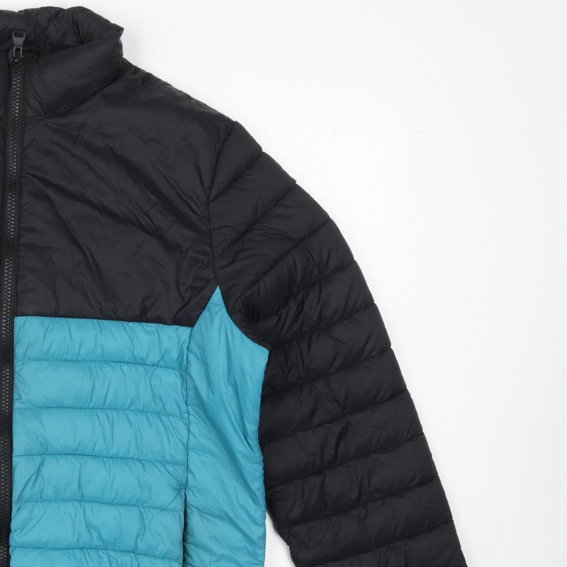 Additional view of George Men’s XL Black Blue Quilted Puffer Jacket Full Zip