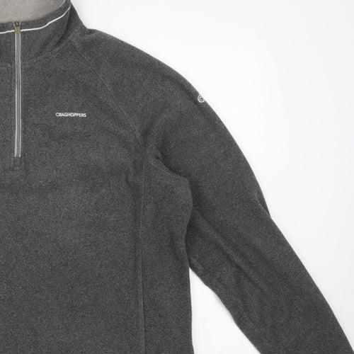 Craghoppers Men’s Grey XL 1/4 Zip Fleece Sweatshirt Outdoor