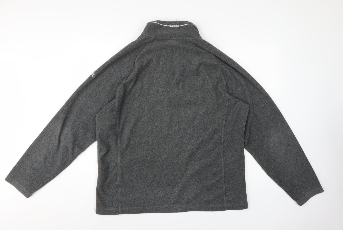 Craghoppers Men’s Grey XL 1/4 Zip Fleece Sweatshirt Outdoor