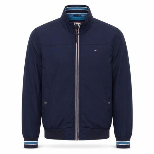 Hilfiger Denim Men's Blue M Bomber Jacket Full Zip Logo
