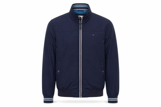 Hilfiger Denim Men's Blue M Bomber Jacket Full Zip Logo