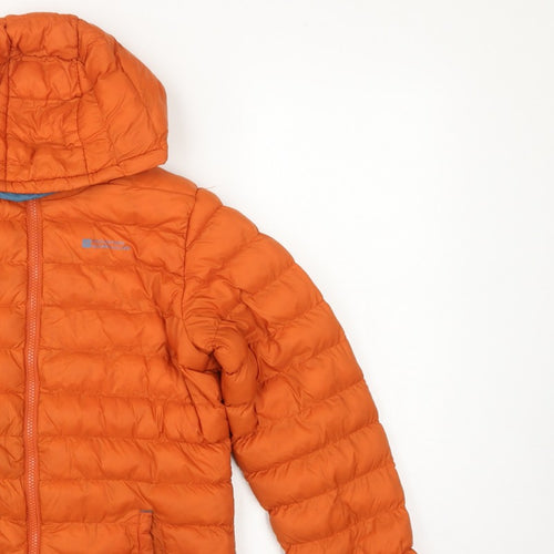 Mountain Warehouse Boys Orange 13 Years Hooded Puffer Jacket