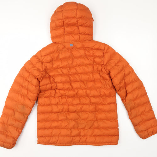 Mountain Warehouse Boys Orange 13 Years Hooded Puffer Jacket