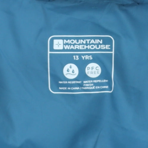 Mountain Warehouse Boys Orange 13 Years Hooded Puffer Jacket