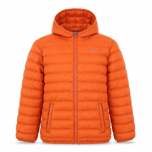 Mountain Warehouse Boys Orange 13 Years Hooded Puffer Jacket