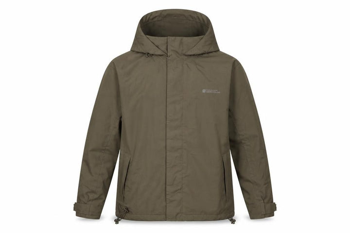 Mountain Warehouse Men’s Brown M Hooded Waterproof Outdoor Jacket