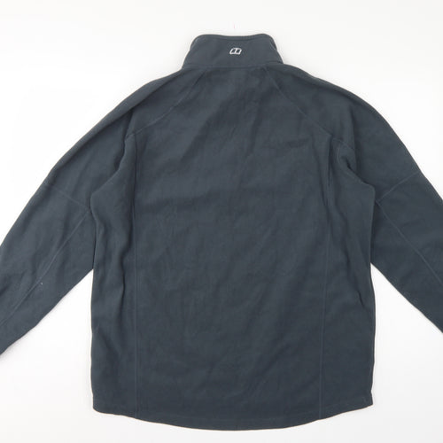 Berghaus Men’s Black L 1/4 Zip Fleece Pullover Outdoor Sweatshirt