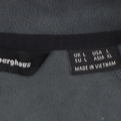 Berghaus Men’s Black L 1/4 Zip Fleece Pullover Outdoor Sweatshirt