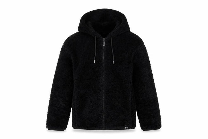 PUMA Women’s Black Faux Fur Hooded Zip Jacket UK 12