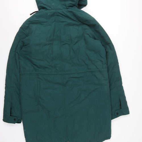 Bench Men’s Green Medium Hooded Padded Fishtail Parka Jacket