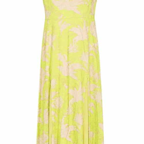 ASOS Women Green Floral Jacquard Bodycon Maxi Dress UK 12