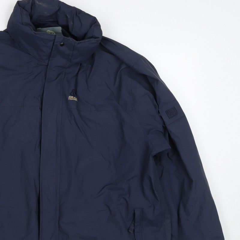 Craghoppers Mens Blue M AquaDry Waterproof Rain Jacket Outdoor