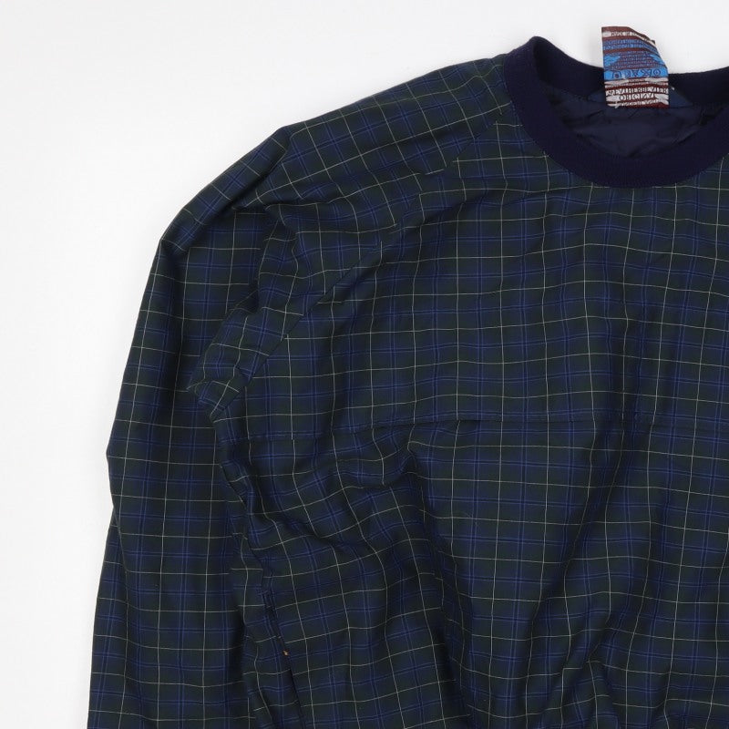 Additional view of Sunderland Men’s Blue Plaid Waterproof Pullover Sweatshirt XL Golf