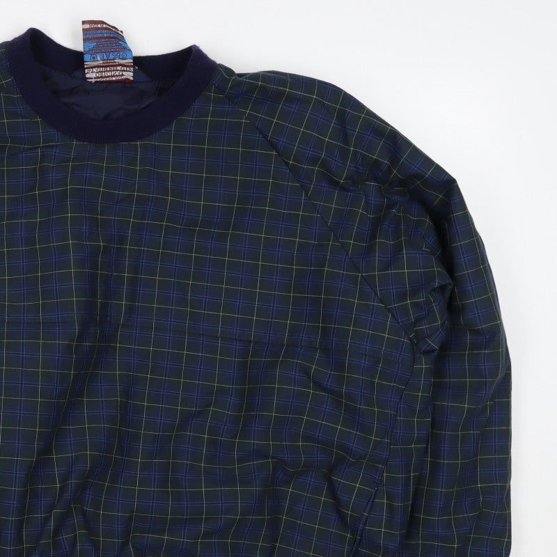 Additional view of Sunderland Men’s Blue Plaid Waterproof Pullover Sweatshirt XL Golf