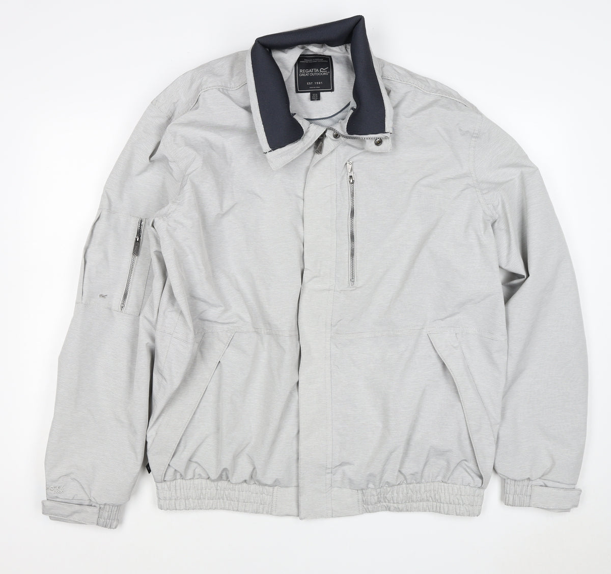 Regatta Men’s Grey XL Isotex Waterproof Windbreaker Jacket
