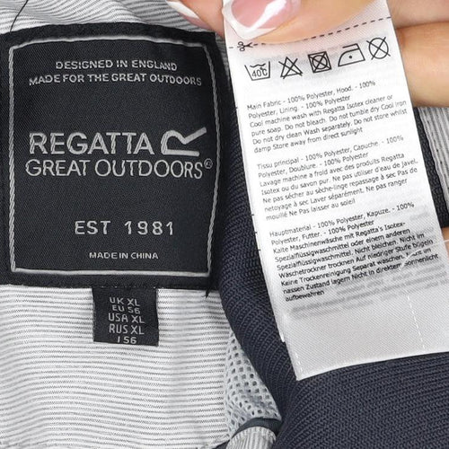 Regatta Men’s Grey XL Isotex Waterproof Windbreaker Jacket