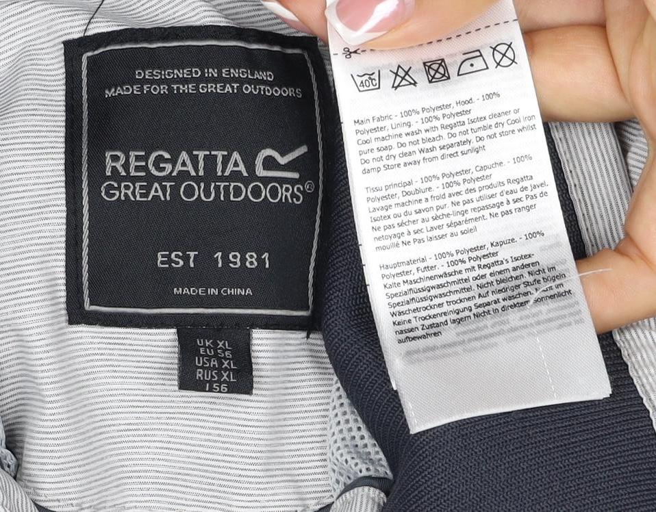 Regatta Men’s Grey XL Isotex Waterproof Windbreaker Jacket