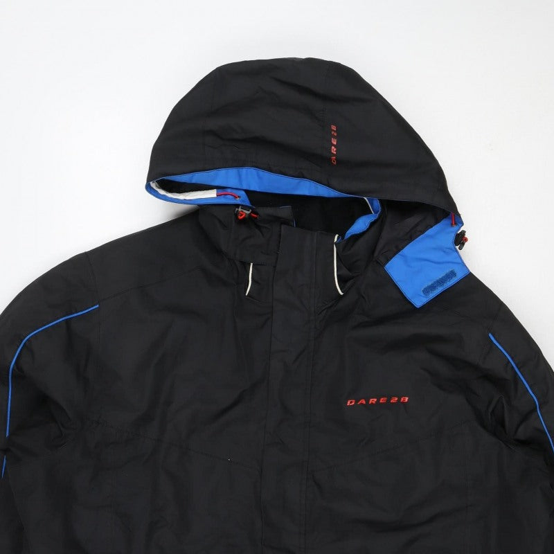 Dare 2b Men’s Black 3XL Ski Puffer Jacket Hooded 50in